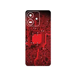 MAHOOT Red_Printed_Circuit_Board Cover Sticker for Honor Play 10