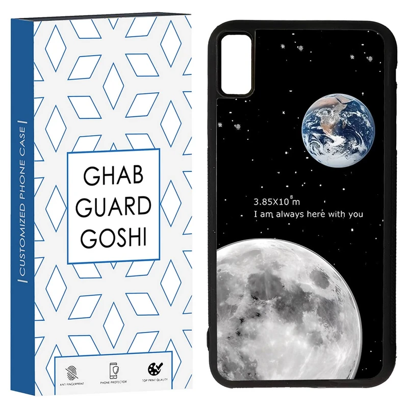 کاور قاب گارد گوشی طرح ماه کد TPU-053 مناسب برای گوشی موبایل اپل Iphone XS MAX/ Iphone X MAX