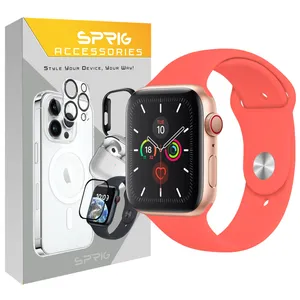 بند اسپریگ مدل Silicone مناسب برای اپل واچ SE 2022 40mm / SE 2021 40mm