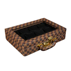 جعبه ساعت مدل 12 خانه چرمی کد TW-2481