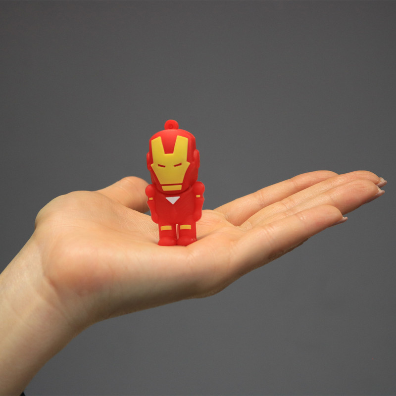 فلش مموری طرح مرد آهنی مدل Ul-Iron man01 ظرفیت 32 گیگابایت