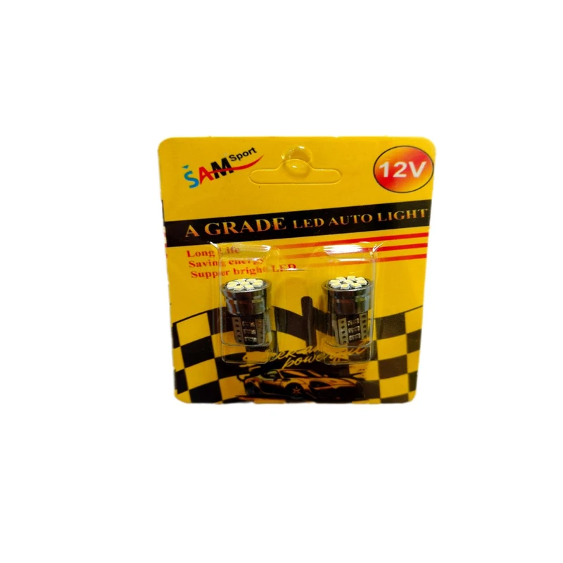لامپ چراغ سکن خودرو سام مدل 9 خازندار بسته دو عددی لامپ چراغ سکن خودرو سام مدل 9 خازندار بسته دو عددی