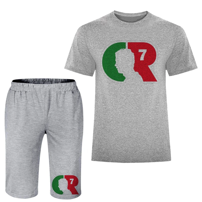 ست تی شرت و شلوارک مردانه مدل رونالدو کد A246