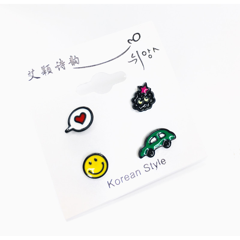 گوشواره دخترانه کد KKS مجموعه 2 عددی گوشواره دخترانه کد KKS مجموعه 2 عددی