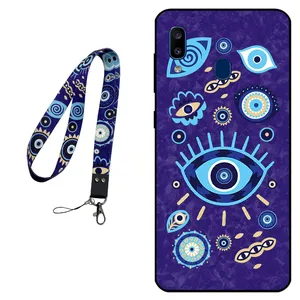 Megafone Devil Eye 0023 Cover For Samsung Galaxy A20 E Mobile Neckband