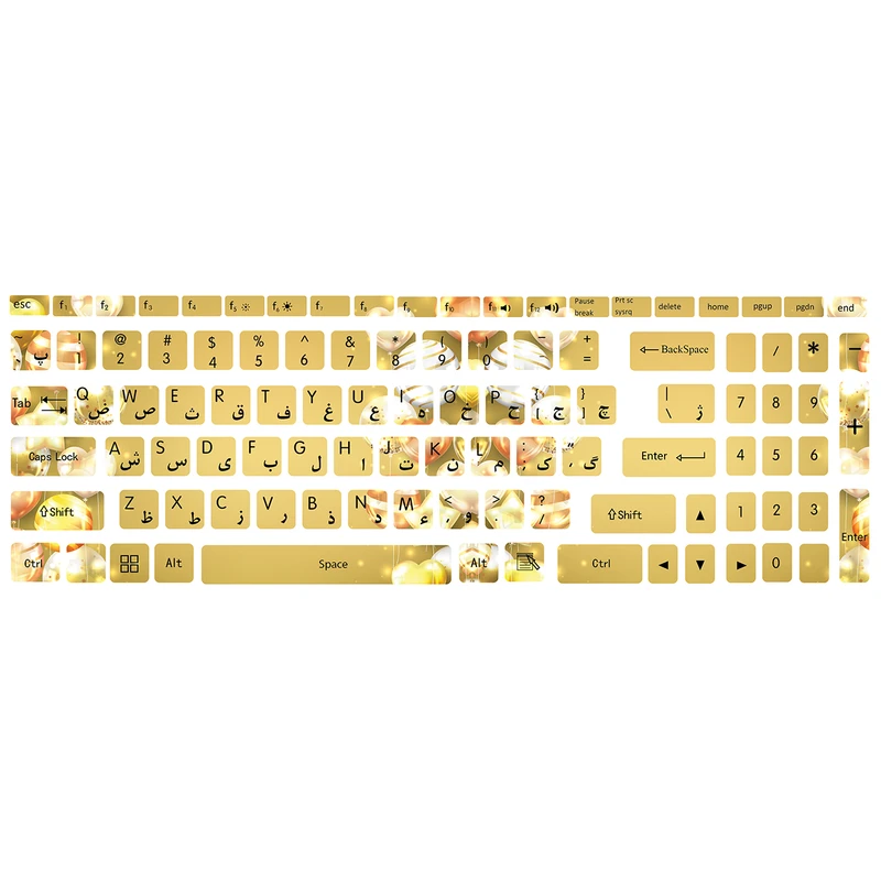 برچسب حروف فارسی کیبورد کد C-10