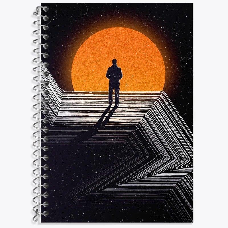 دفتر زبان 50 برگ خندالو مدل دو خط طرح مفهومی کد F1164