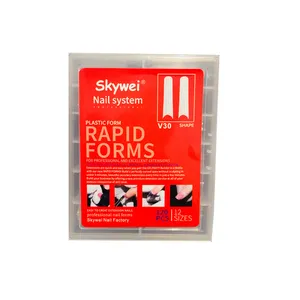 قالب کاشت ناخن اسکای وی مدل v30 بسته 120 عددی