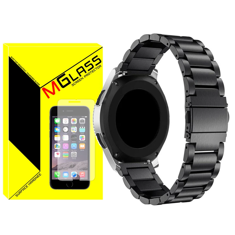 بند ام‌گلس مدل 3Bead-MG مناسب برای ساعت هوشمند سامسونگ Galaxy watch Active 40mm / Active 2 40mm / Active 2 44mm
