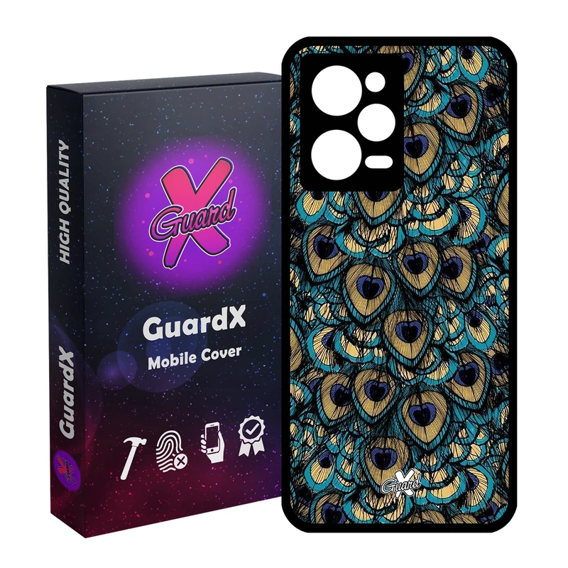 کاور گارد ایکس طرح Peacock مدل Glass10092 مناسب برای گوشی موبایل شیائومی Redmi Note 12 Pro 5G/Poco X5 Pro 5G/Note 12 Pro Pro speed