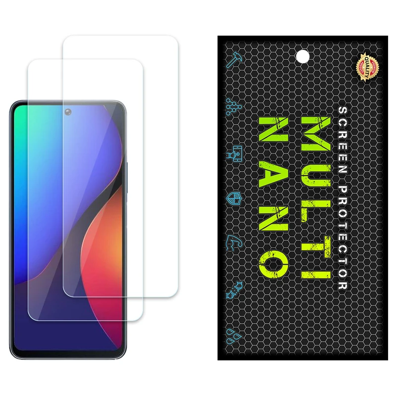 محافظ صفحه نمایش مولتی نانو مدل X-S2N مناسب برای گوشی موبایل اینفینیکس Note 11i بسته دو عددی