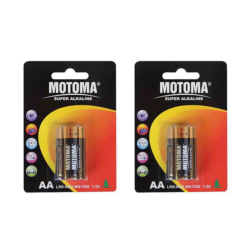 باتری قلمی موتوما مدل سوپر آلکالاین بسته 4 عددی