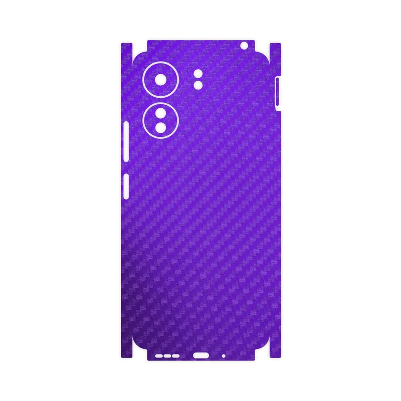 برچسب پوششی ماهوت مدل Purple-Fiber-FullSkin مناسب برای گوشی موبایل شیائومی Poco C65