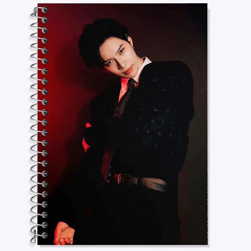 دفتر زبان 50 برگ خندالو مدل دو خط طرح تمین گروه شاینی Shinee کد 21326