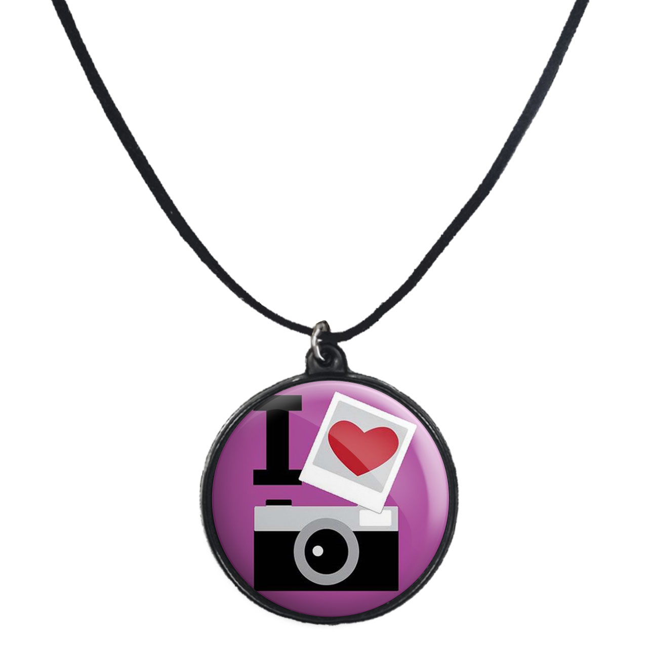 گردنبند پرمانه طرح عکاس کد pmb.5118 مدل دو طرفه