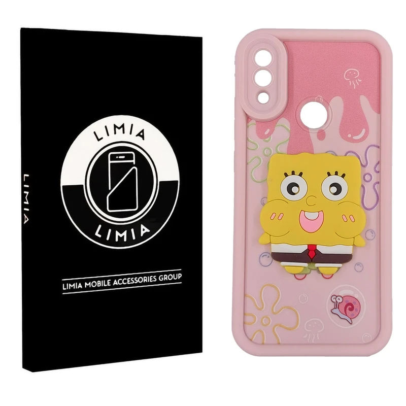 کاور لیمیا مدل سولید لنزدار طرح عروسکی برجسته مناسب برای گوشی موبایل شیائومی Redmi Note7/7pro