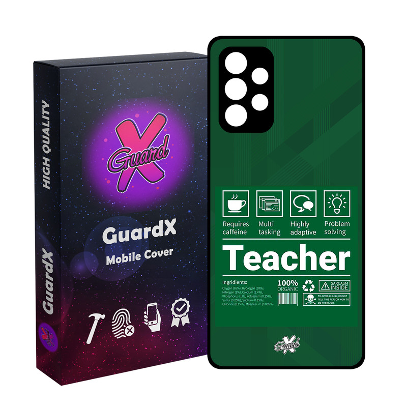 کاور گارد ایکس طرح معلم مدل Glass10537 مناسب برای گوشی موبایل سامسونگ Galaxy A53