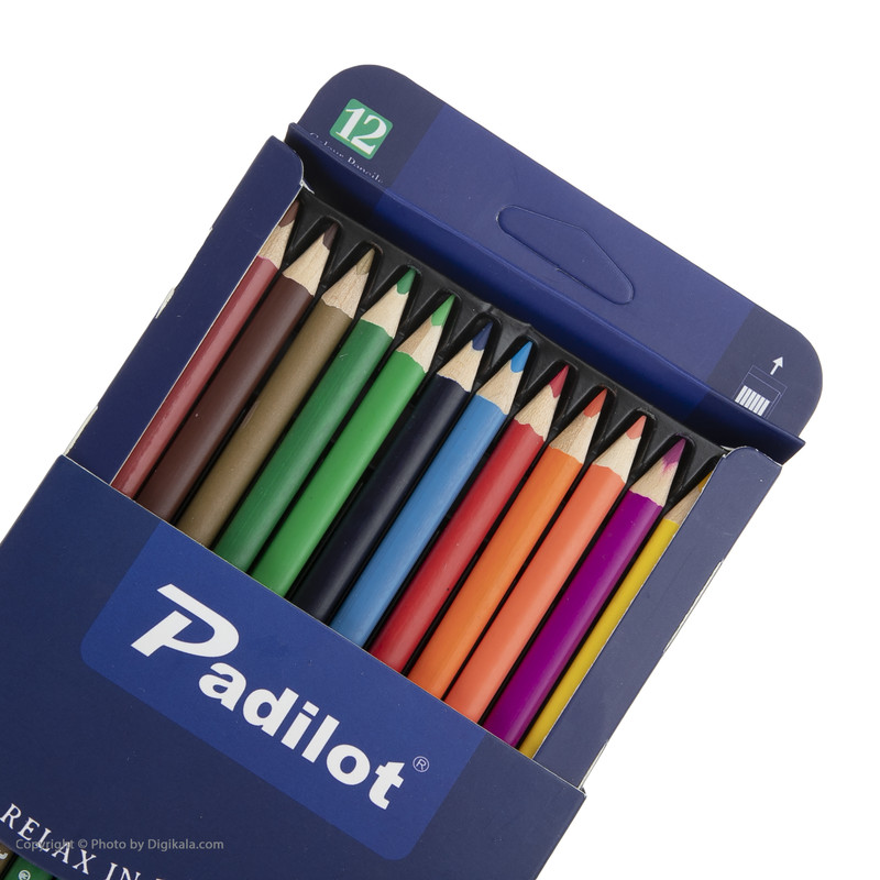 مداد رنگی 12رنگ پادیلوت مدل M-810212-2