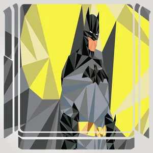برچسب پلی استیشن ۴ مدل  batman low poly art  کد PSS-313  