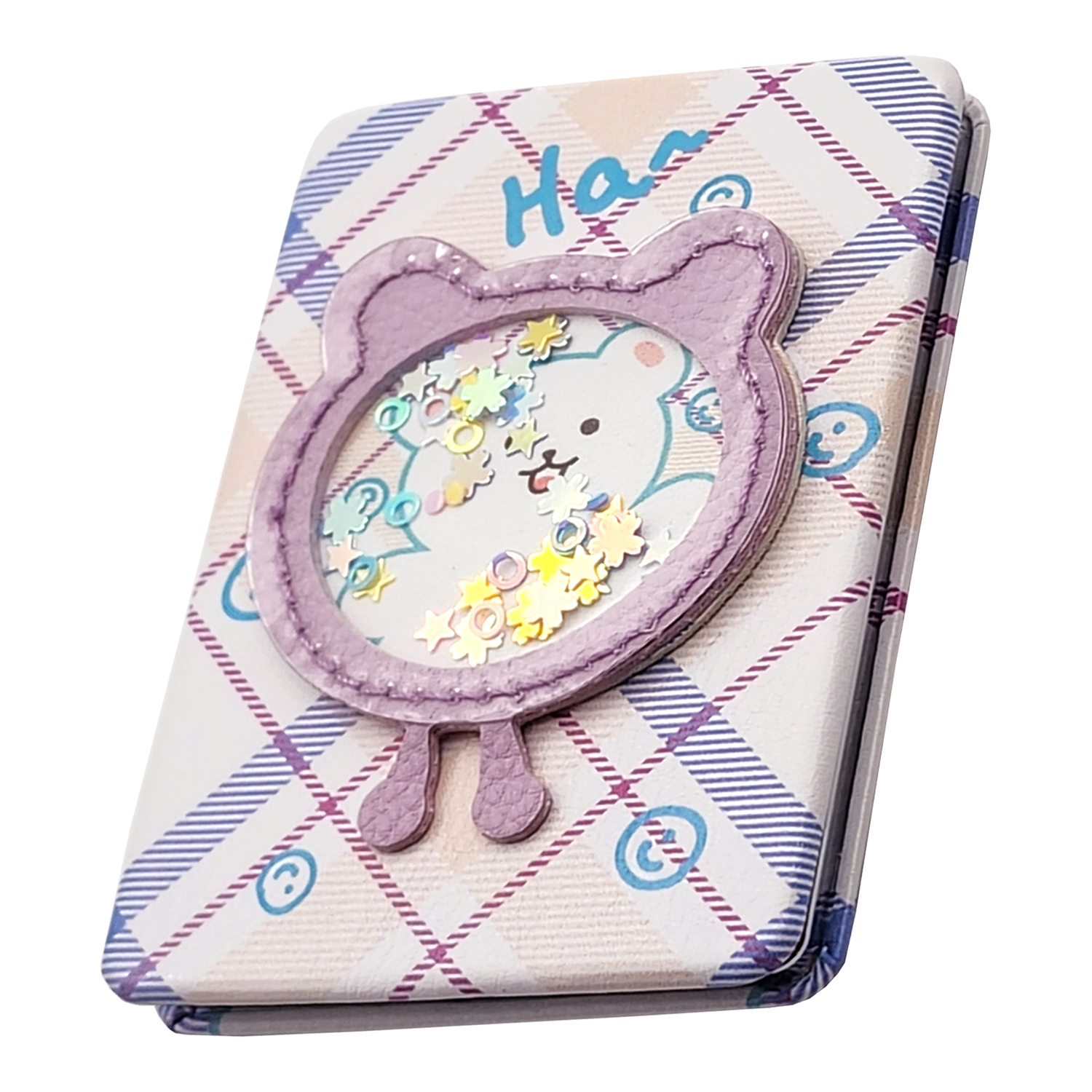 آینه جیبی مدل خرس طرح آکواریومی کد ZJ-MR37-2