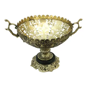 میوه خوری برنزی مدل نیلوفر کد 1080