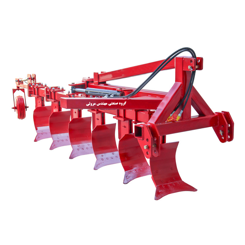 گاوآهن دوطرفه گروه صنعتی مهندس مروتی مدل مربعی 6 خیش