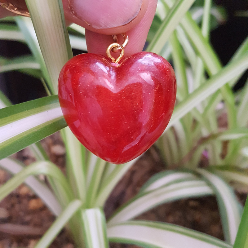 جاکلیدی دخترانه مدل قلب محدب