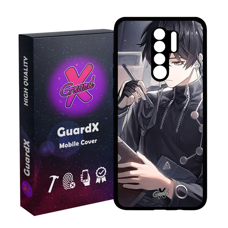 کاور گارد ایکس طرح انیمه مدل Glass10510 مناسب برای گوشی موبایل شیائومی Redmi 9/Redmi 9 Prime/Poco M2