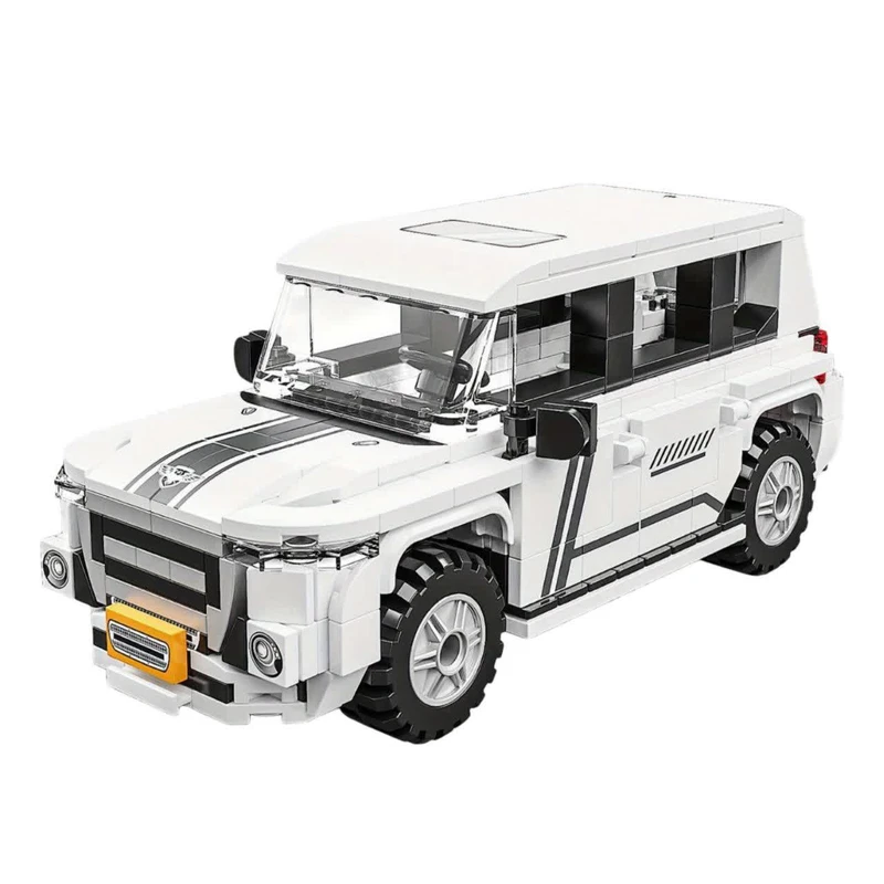 ساختنی 333 تکه ناب سل مدل لندروور کلاسیک اسپرت  کد LANDROVER BUILDING BLOCKS SPORT CAR 333 PCS T1086