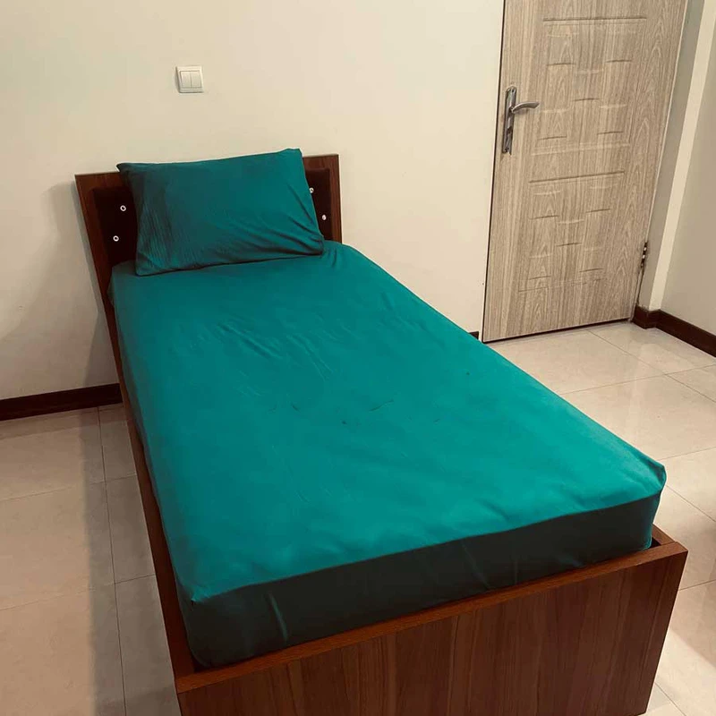 سرویس ملحفه مدل ساده کشدار 1.5 نفره 2 تکه