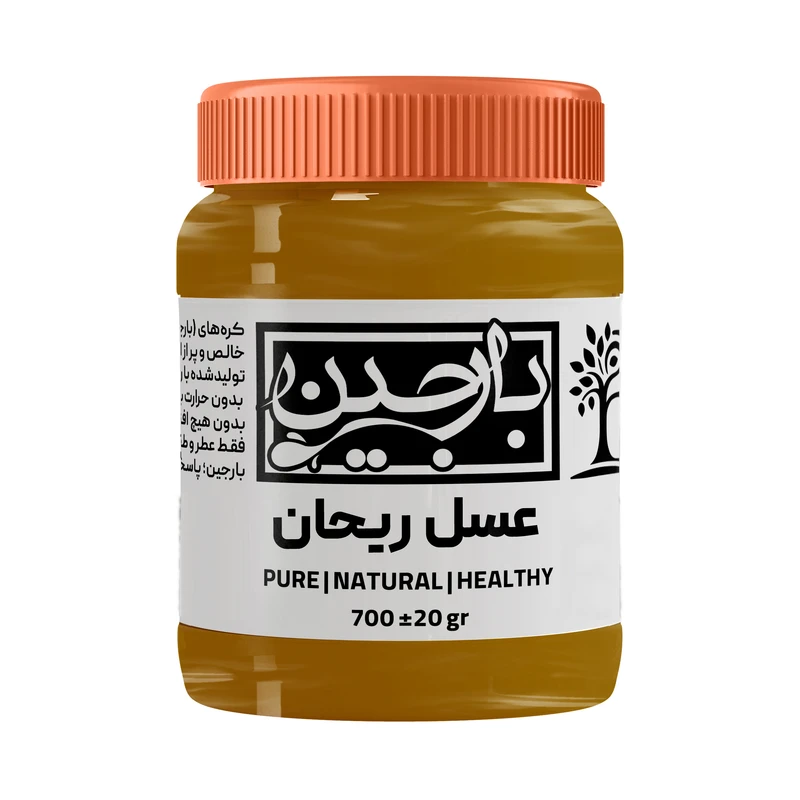 عسل ریحان عموعطار بارجین _ 700 گرم  