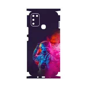 MAHOOT Smoke Rainbow Digital Art 1-FullSkin Cover Sticker for Infinix Hot 10 Play