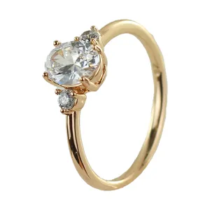 انگشتر زنانه ژوپینگ مدل سولیتر کد R290