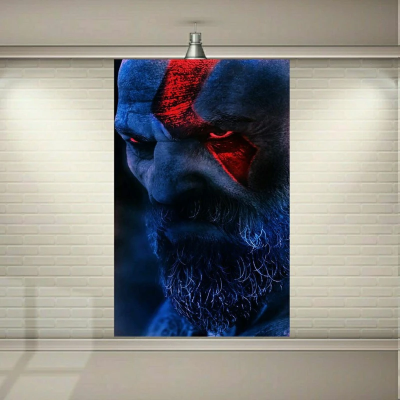 پوستر پارچه ای طرح گیم خدای جنگ کد SDA18133