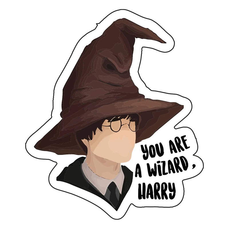 برچسب لپ تاپ پویا مارکت طرح هری پاتر کد 913