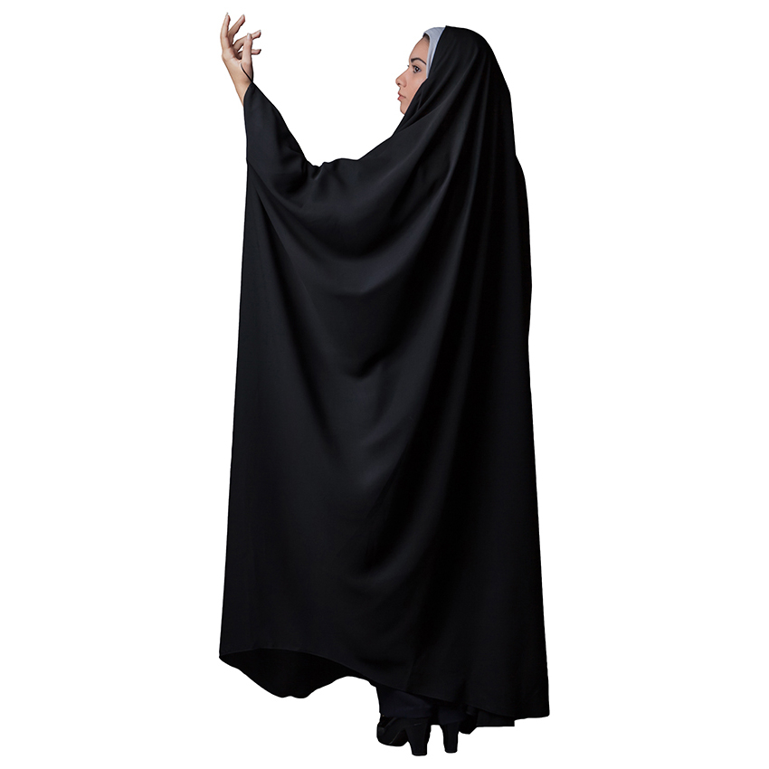 چادر عبایی مدل جده کرپ کن فاخر کد 1020