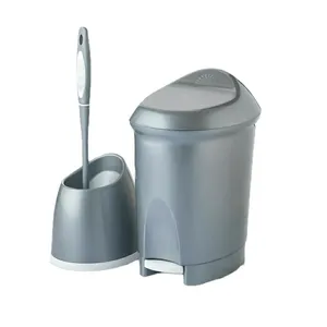 ست سطل زباله و فرچه مهسان مدل Dolphin