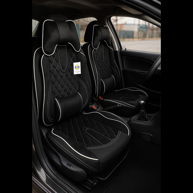 ست کامل روکش صندلی خودرو سپاهان روکش مدل Aoudi-6000 مناسب برای رنو ال 90