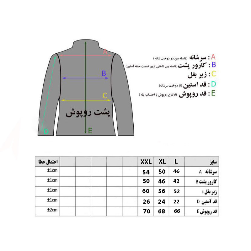 روپوش آشپزی سیی مدل شِف کد 1215.1