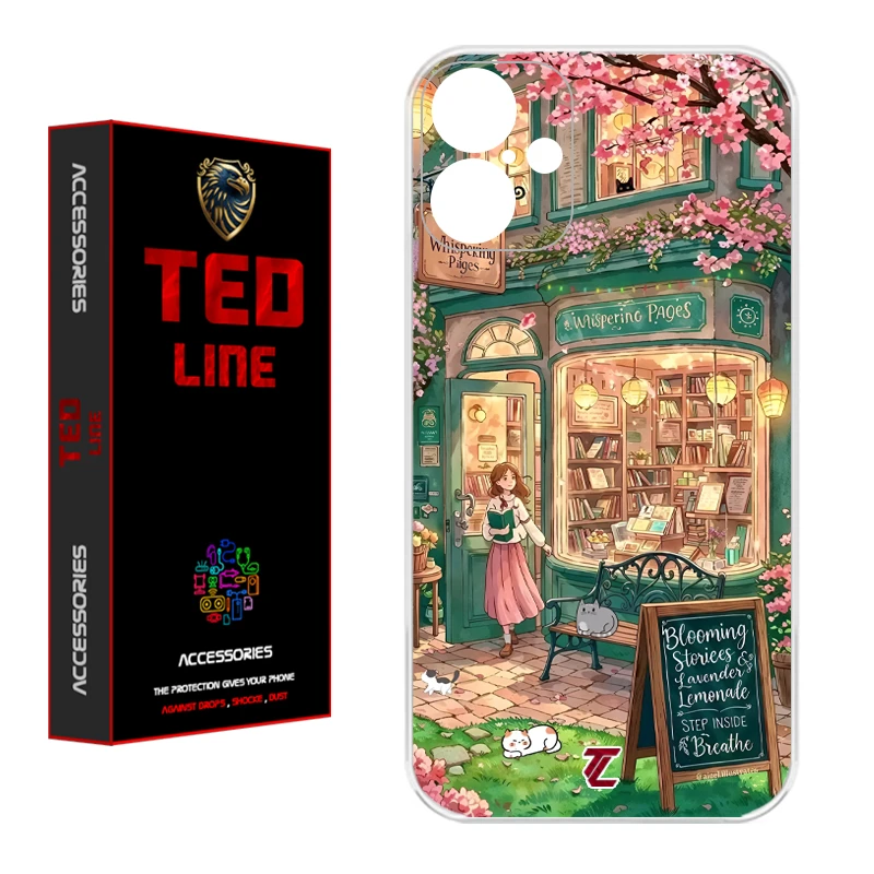 کاور تدلاین طرح دختر کد 1225 مناسب برای گوشی موبایل اپل Iphone 16