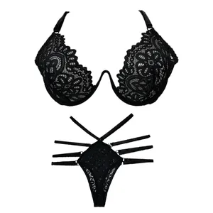 ست شورت و سوتین زنانه مدل دانتل فانتزی خاص