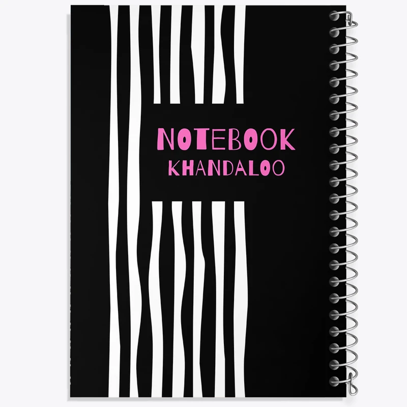 دفتر ژورنال نویسی 50 برگ خندالو مدل نقطه ای طرح فانتزی کد N1174