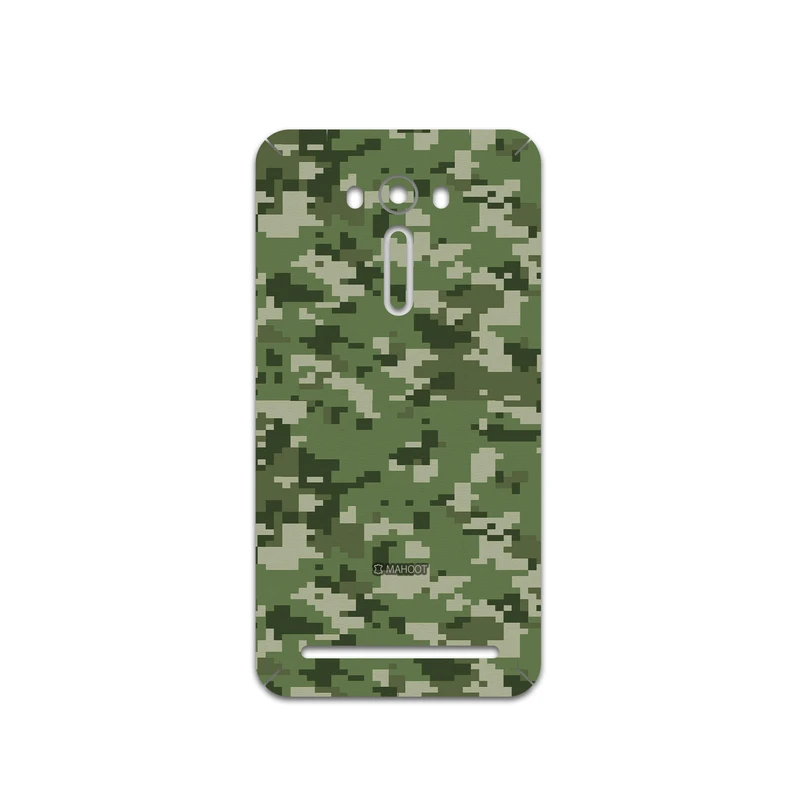 برچسب پوششی ماهوت مدل Army-Green-Pixel مناسب برای گوشی موبایل ایسوس Zenfone 2 Laser