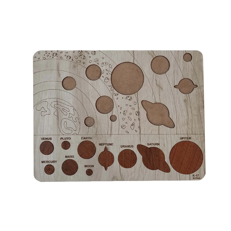 بازی آموزشی مدل جورچین سیاره های منظومه شمسی کد K-47