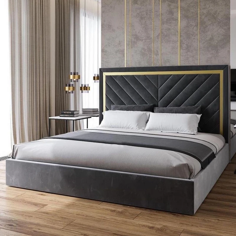 تخت خواب دو نفره مدل پرنسا سایز 140x200 سانتی متر
