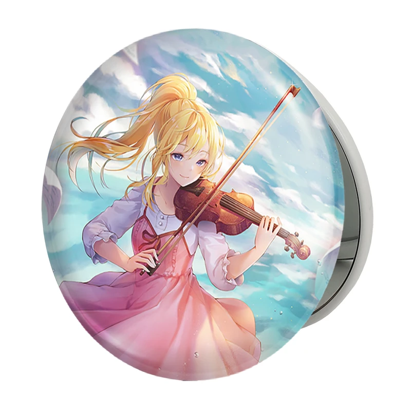 آینه جیبی خندالو طرح کائوری انیمه دروغ تو در آوریل مدل تاشو کد 32470