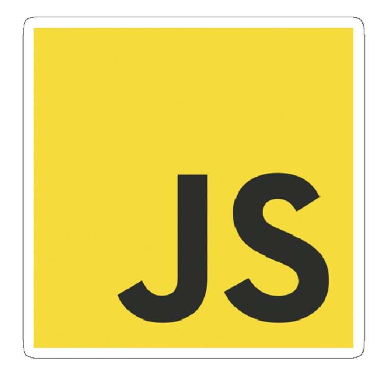 استیکر لپ تاپ مدل javascript js programming language logo
