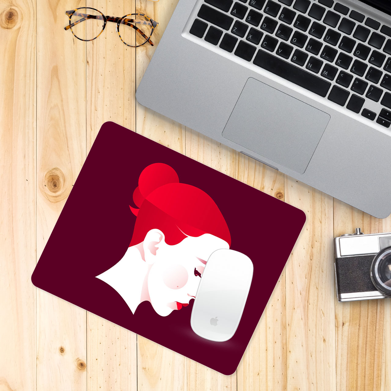 ماوس پد طرح اسکارلت جوهانسون مدل A27