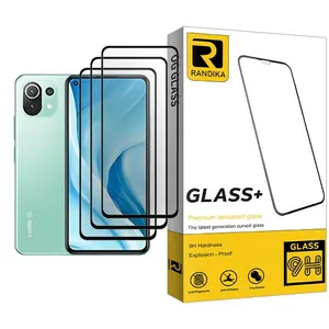 Randika Randika Glass MIX003 Screen Protector For Xiaomi Mi 11 Lite 5G Pack Of 3