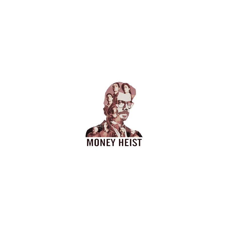 استیکر لپ تاپ لولو طرح پروفسور سریال سرقت پول کد 498